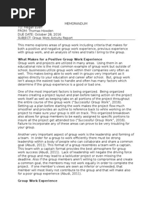 effective group work strategies An analysis of the topic of the experience in a group